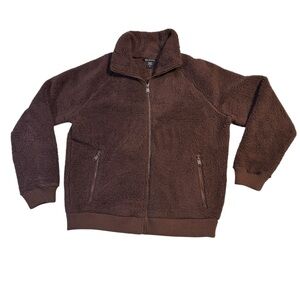 Athleta Women's Chocolate Brown Tugga Sherpa Jacket Small